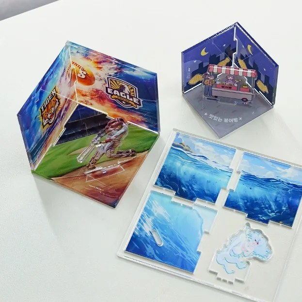 アニメ・ゲームIP向け多SKUアクリルスタンドに関する多SKUアクリルスタンドの日本向けアクリルOEM対応事例画像