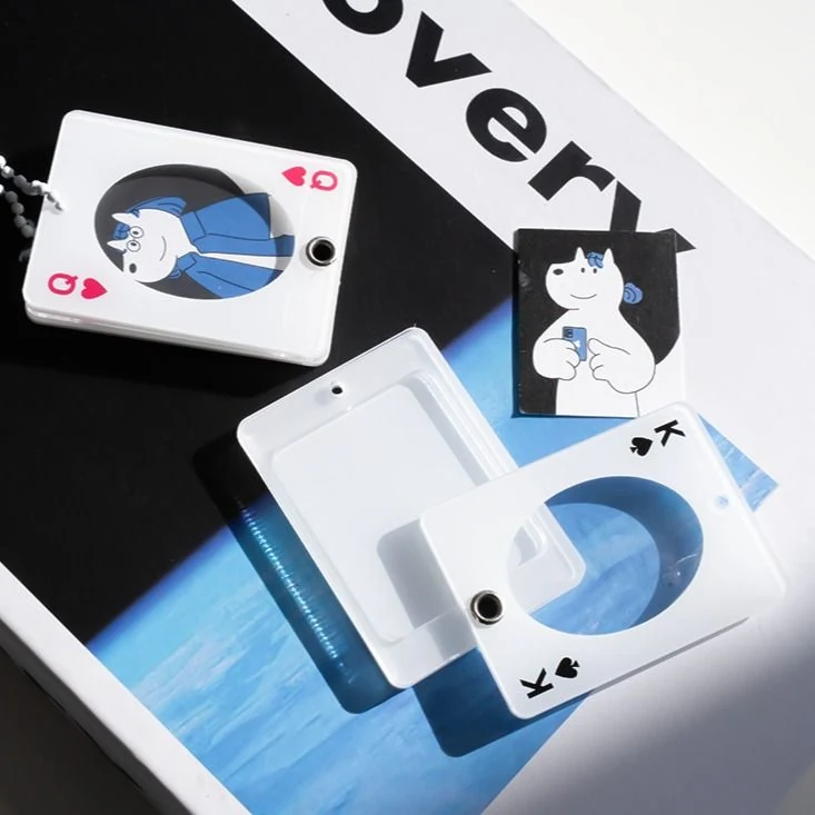 多層・レイヤープレートのNFC・レンチキュラー・特殊印刷対応アクリルカード・プレートOEM製作例