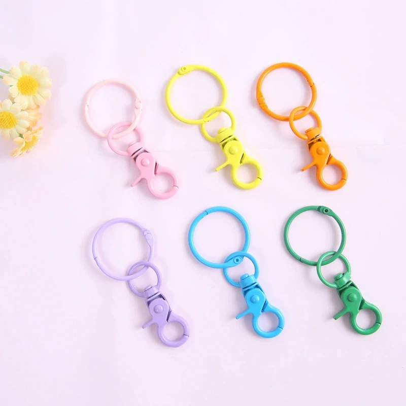 アクリルキーホルダー用金具・ストラップ・付属パーツのOEM対応写真(mini lobster clasp set)