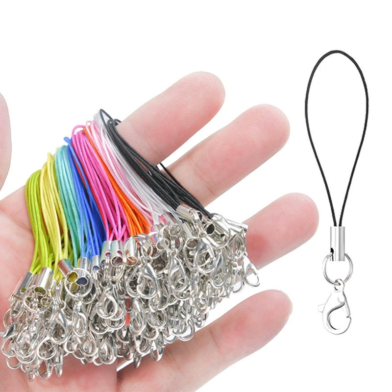 アクリルキーホルダー用金具・ストラップ・付属パーツのOEM対応写真(phone strap metal clip bulk)