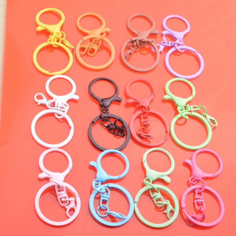 アクリルキーホルダー用金具・ストラップ・付属パーツのOEM対応写真(round ring lobster clasp 01)