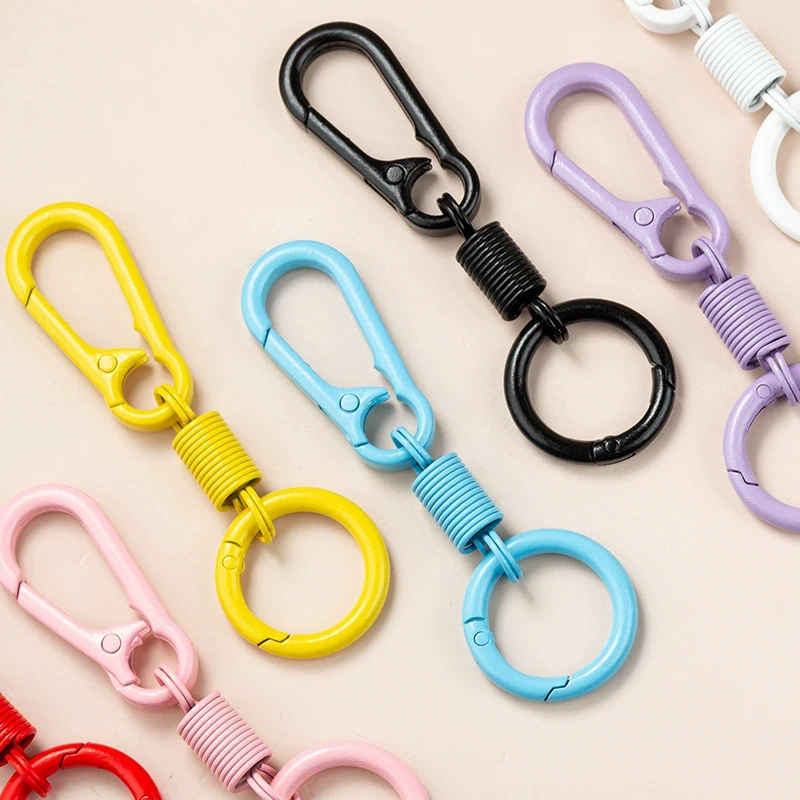 アクリルキーホルダー用金具・ストラップ・付属パーツのOEM対応写真(round ring lobster clasp 02)