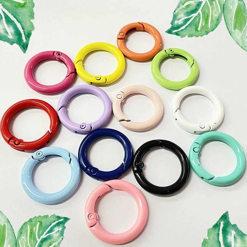 アクリルキーホルダー用金具・ストラップ・付属パーツのOEM対応写真(round spring gate o ring)