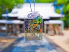 神社・寺院の授与品・記念品向け液体封入・流砂対応アクリルお守りOEMの活用例