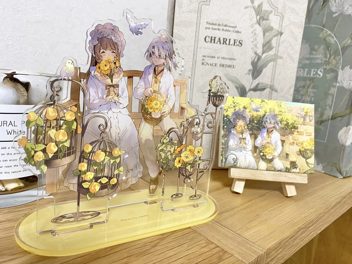 アクリルスタンドの特殊加工・複雑構造対応アクリルグッズOEM製作例