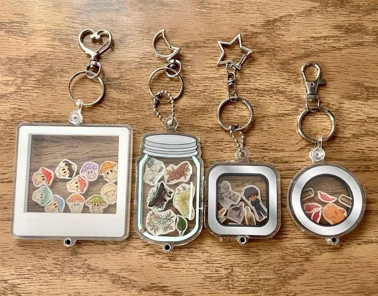 写真入りアクリルキーホルダーのOEMサンプル